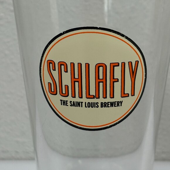 Schlafly Beer Mug Pint Glass Saint Louis Brewery Mancave Barware - Picture 2 of 8